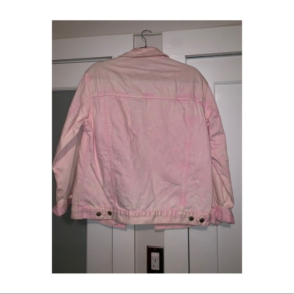 Forever 21 pink denim jacket size S - Picture 2 of 3
